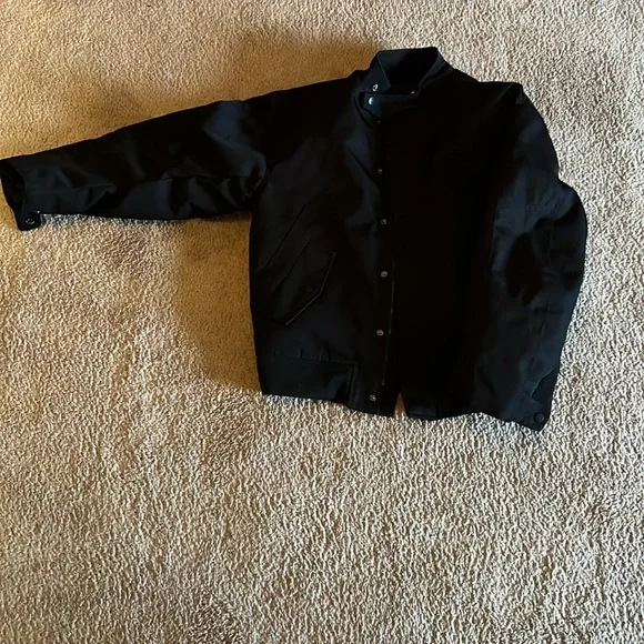 BLK Jacket, full zip n buttons 2 inside pockets n outside pockets with buttons - Picture 2 of 7